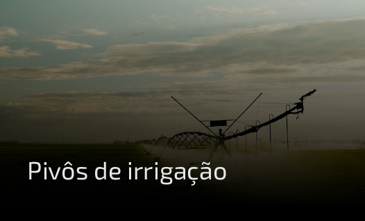 pivôs de irrigação